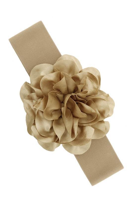 Chiffon Flower Charm Elastic Belt - Shop Style & More | Fresh Looks, Everyday Deals & Free Shipping