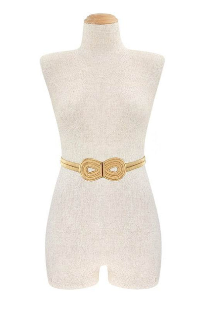 U Shape Buckled Metal Elastic Belt - Shop Style & More | Fresh Looks, Everyday Deals & Free Shipping