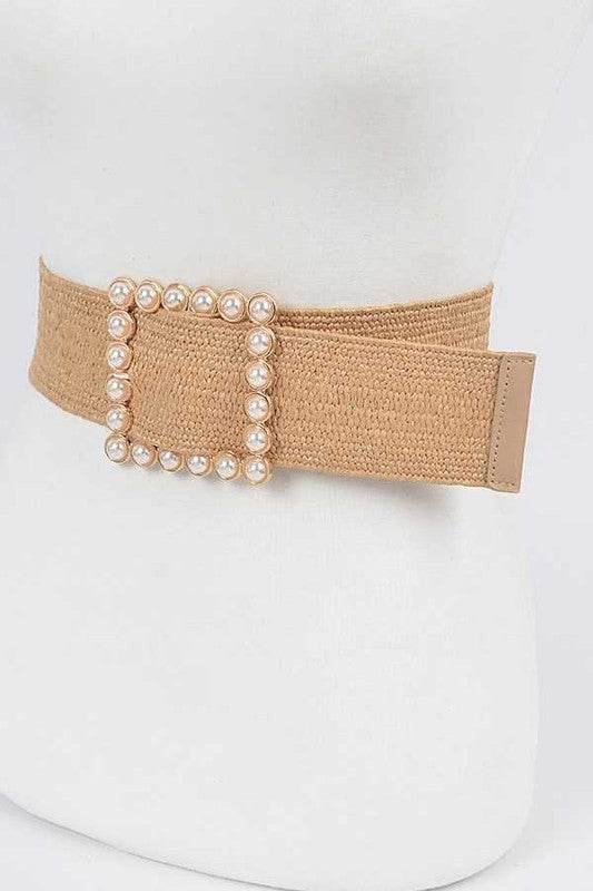Pearl Buckle Straw Belt - Shop Style & More | Fresh Looks, Everyday Deals & Free Shipping