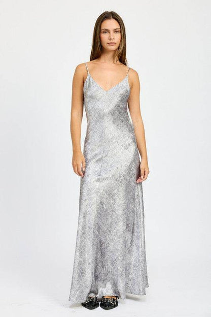 CRUCHED VELVET MAXI DRESS - Shop Style & More | Fresh Looks, Everyday Deals & Free Shipping