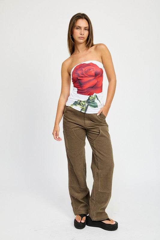 CORDUROY FULL PANTS WITH POCKETS - Shop Style & More | Fresh Looks, Everyday Deals & Free Shipping