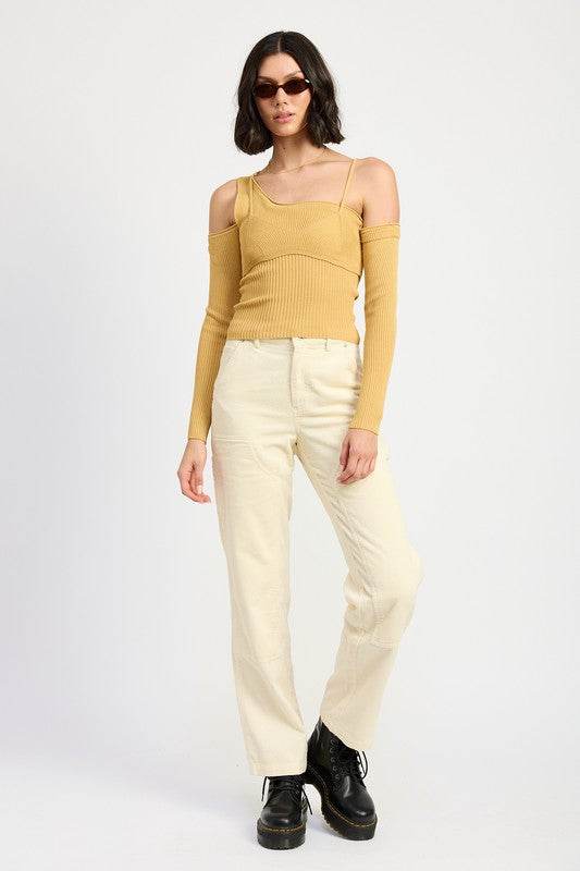 CORDUROY FULL PANTS WITH POCKETS - Shop Style & More | Fresh Looks, Everyday Deals & Free Shipping