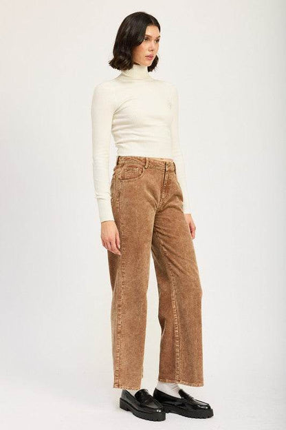 DISTRASSED CORDUROY PANTS - Shop Style & More | Fresh Looks, Everyday Deals & Free Shipping