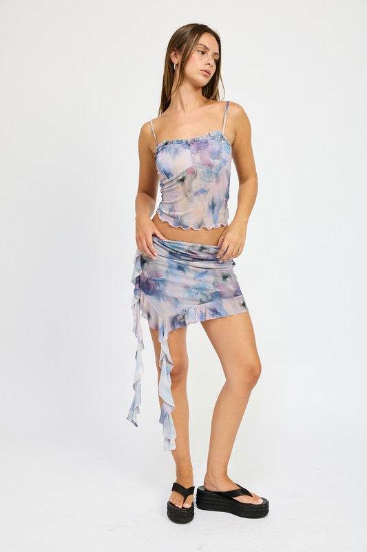 RUFFLE BOW CAMI TOP - Shop Style & More | Fresh Looks, Everyday Deals & Free Shipping