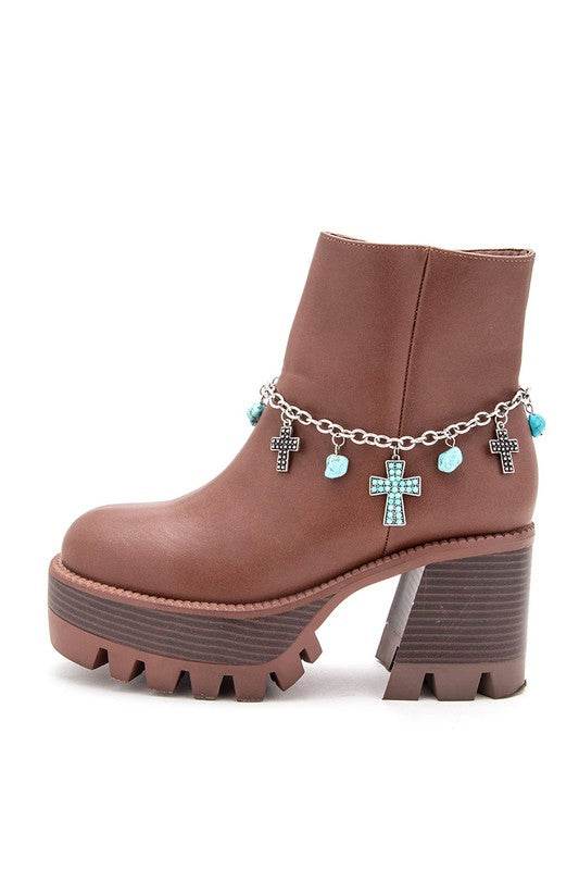 Western Stone Cross Boots Charm - Shop Style & More | Fresh Looks, Everyday Deals & Free Shipping
