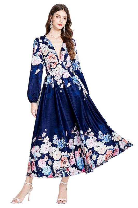 WOMEN FASHION CHIFFON MAXI DRESS - Shop Style & More | Fresh Looks, Everyday Deals & Free Shipping