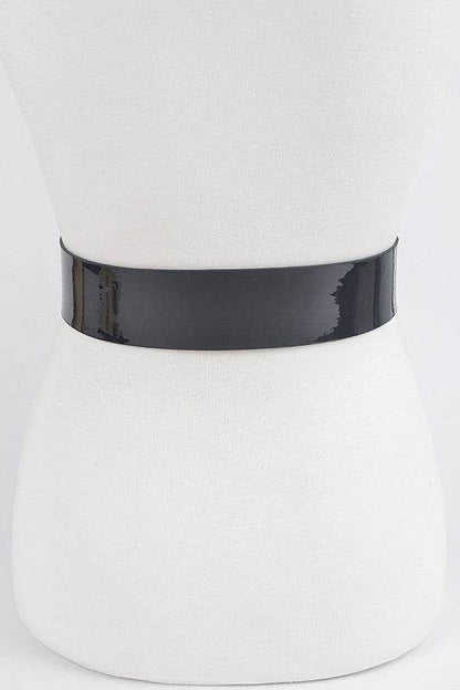 Motif Embossed Buckle Patent Faux Leather Belt - Shop Style & More | Fresh Looks, Everyday Deals & Free Shipping