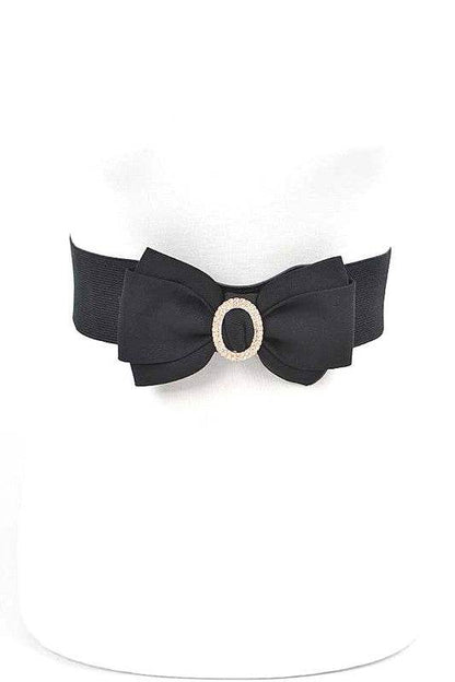 Crystal Accent Bow Tie Stretch Belt - Shop Style & More | Fresh Looks, Everyday Deals & Free Shipping
