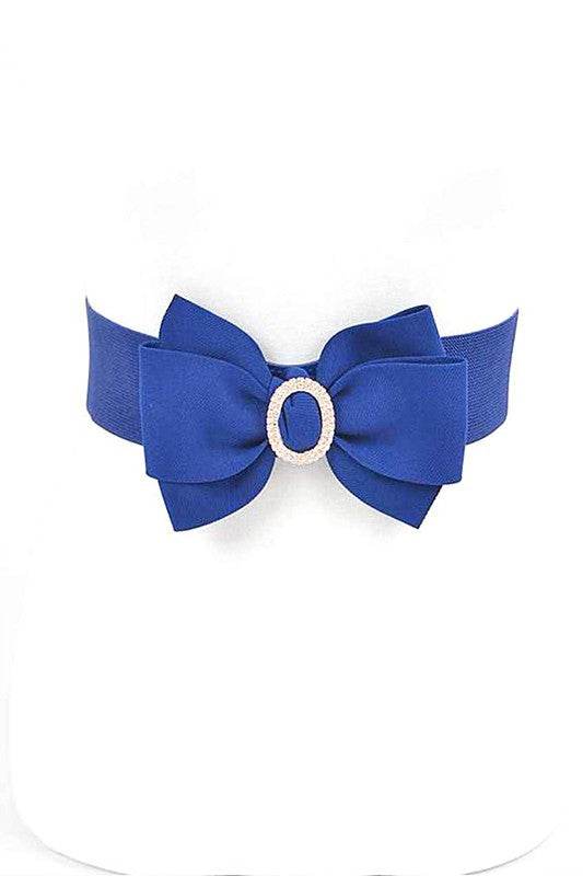 Crystal Accent Bow Tie Stretch Belt - Shop Style & More | Fresh Looks, Everyday Deals & Free Shipping