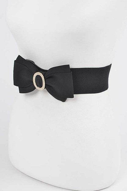 Crystal Accent Bow Tie Stretch Belt - Shop Style & More | Fresh Looks, Everyday Deals & Free Shipping