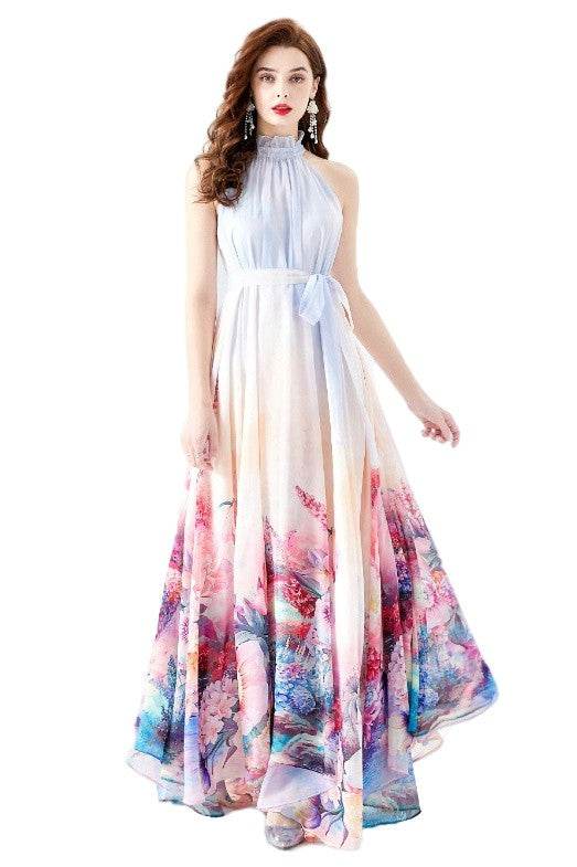 WOMEN FASHION CHIFFON MAXI DRESS - Shop Style & More | Fresh Looks, Everyday Deals & Free Shipping