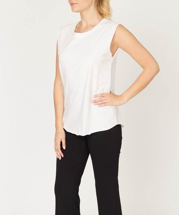 COTTON JERSEY MUSCLE NEW TANK - Shop Style & More | Fresh Looks, Everyday Deals & Free Shipping