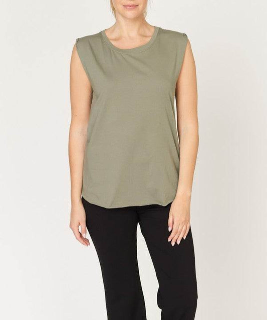 COTTON JERSEY MUSCLE NEW TANK - Shop Style & More | Fresh Looks, Everyday Deals & Free Shipping