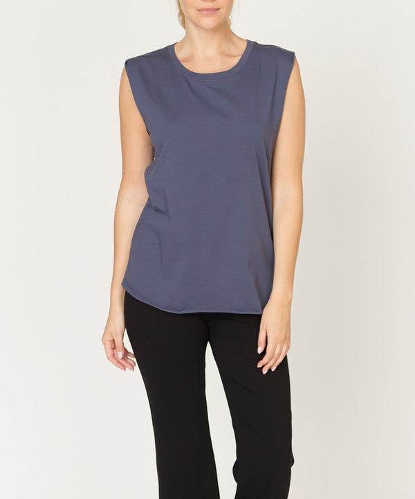 COTTON JERSEY MUSCLE NEW TANK - Shop Style & More | Fresh Looks, Everyday Deals & Free Shipping