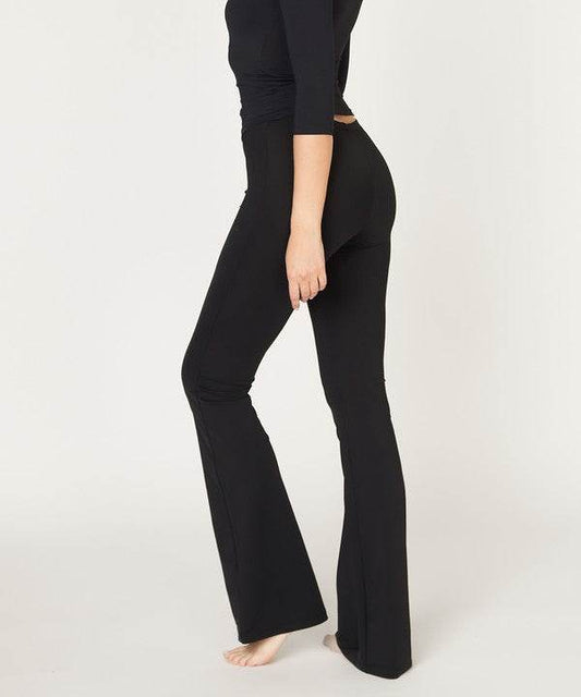 BAMBOO SLIM BELL YOGA PANTS - Shop Style & More | Fresh Looks, Everyday Deals & Free Shipping