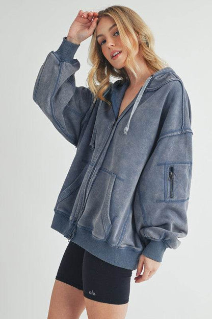 Fiori Hoodie Jacket - Shop Style & More | Fresh Looks, Everyday Deals & Free Shipping
