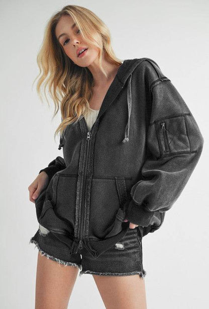 Fiori Hoodie Jacket - Shop Style & More | Fresh Looks, Everyday Deals & Free Shipping