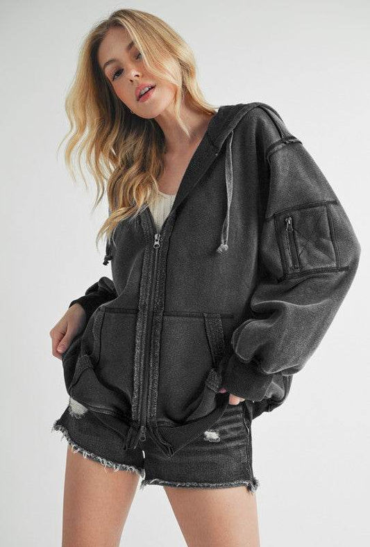 Fiori Hoodie Jacket - Shop Style & More | Fresh Looks, Everyday Deals & Free Shipping
