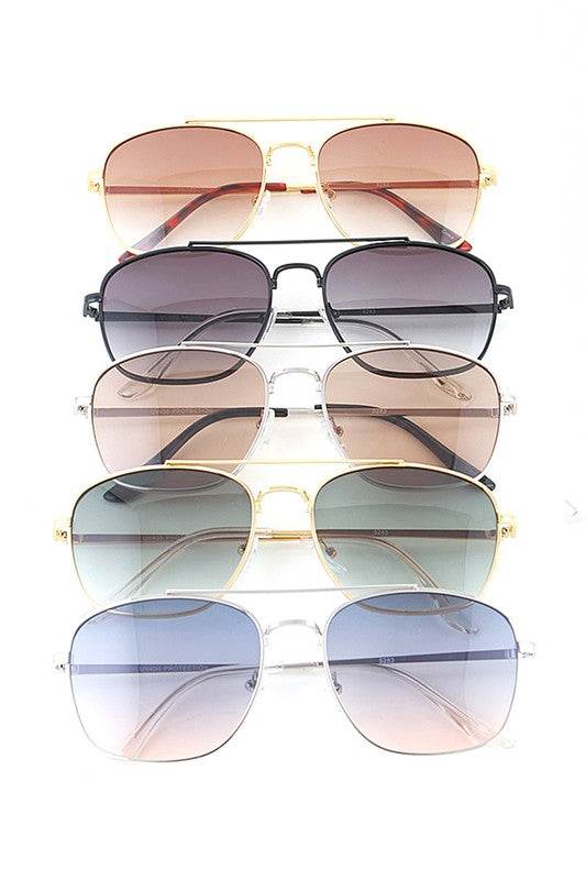 Brow Bar Unisex Aviator Sunglasses Set - Shop Style & More | Fresh Looks, Everyday Deals & Free Shipping