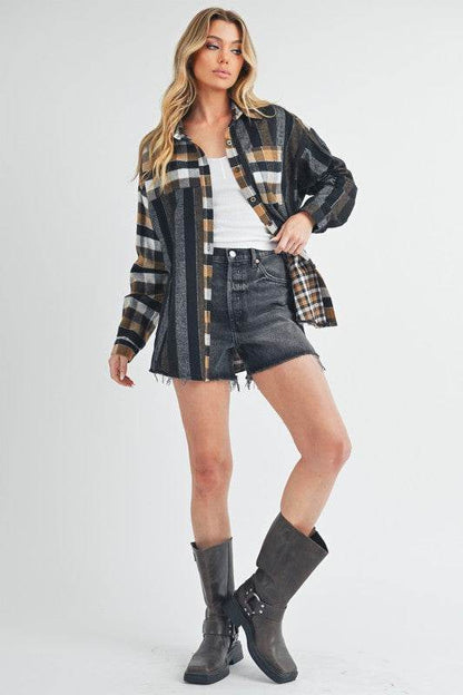 Lena Plaid Flannel Shirt - Shop Style & More | Fresh Looks, Everyday Deals & Free Shipping