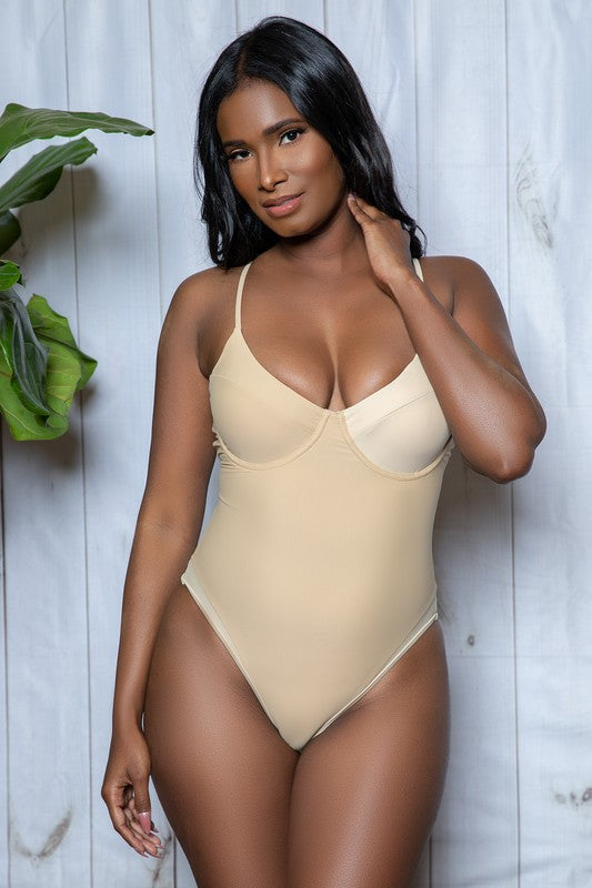 Charlotte Swimsuit Nude One-Piece Swimwear