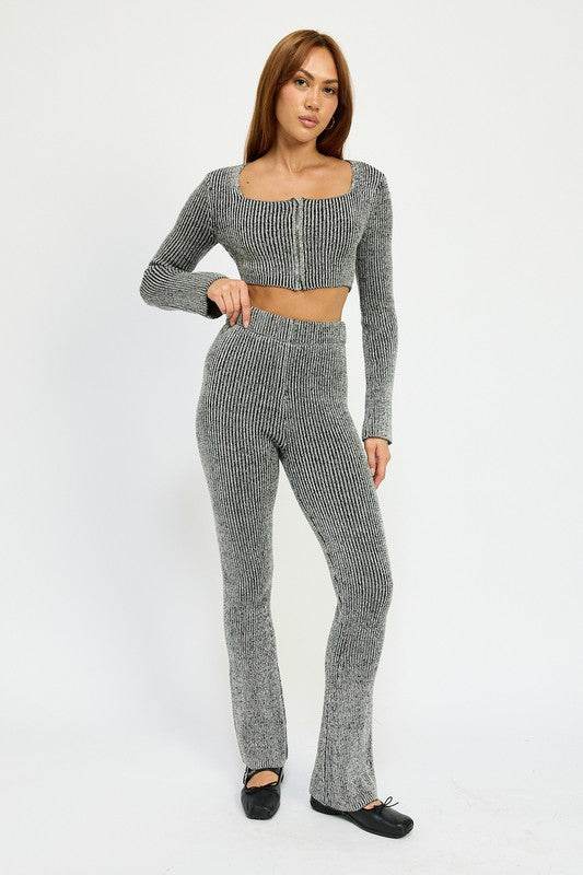 HIGH WAIST RIBED PANTS - Shop Style & More | Fresh Looks, Everyday Deals & Free Shipping