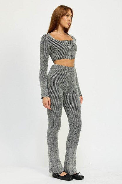 HIGH WAIST RIBED PANTS - Shop Style & More | Fresh Looks, Everyday Deals & Free Shipping