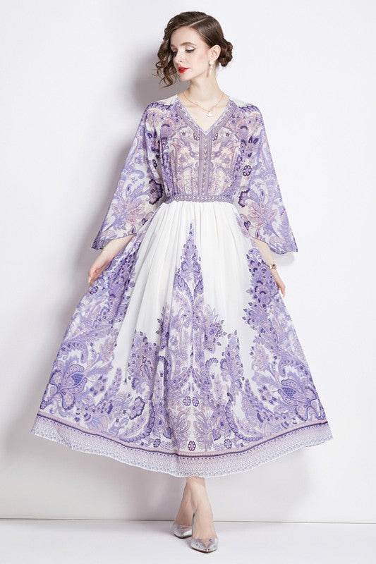 WOMEN FASHION CHIFFON MAXI DRESS - Shop Style & More | Fresh Looks, Everyday Deals & Free Shipping