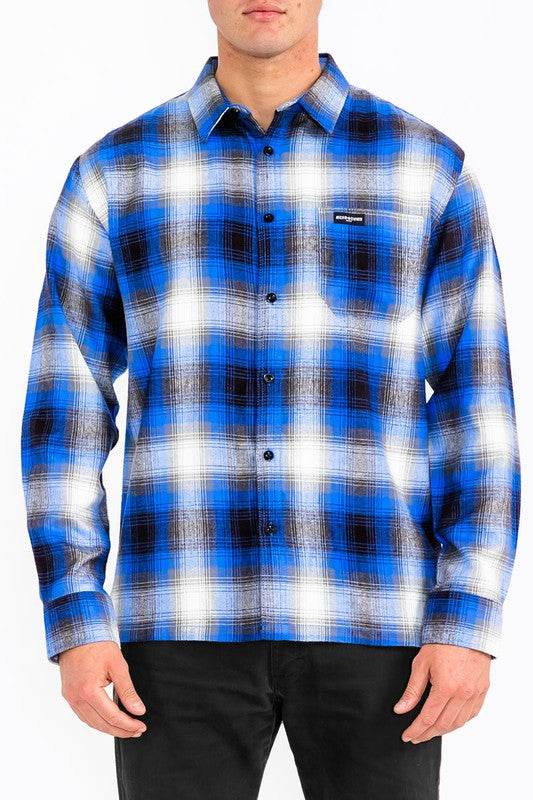 Mens Plaid Long Sleeve Flannel - Shop Style & More | Fresh Looks, Everyday Deals & Free Shipping