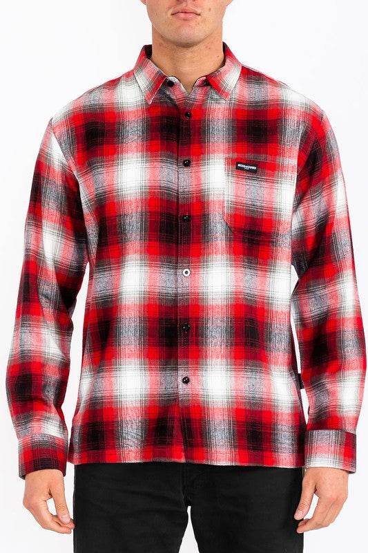 Mens Plaid Long Sleeve Flannel - Shop Style & More | Fresh Looks, Everyday Deals & Free Shipping