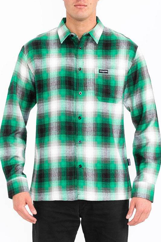 Mens Plaid Long Sleeve Flannel - Shop Style & More | Fresh Looks, Everyday Deals & Free Shipping