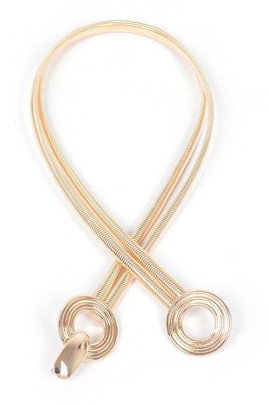 Double Ring Elastic Metal Belt - Shop Style & More | Fresh Looks, Everyday Deals & Free Shipping