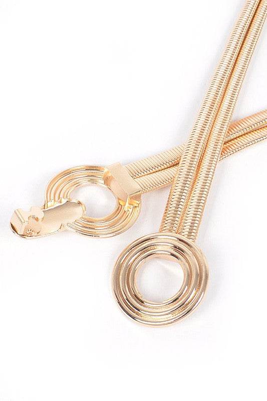 Double Ring Elastic Metal Belt - Shop Style & More | Fresh Looks, Everyday Deals & Free Shipping