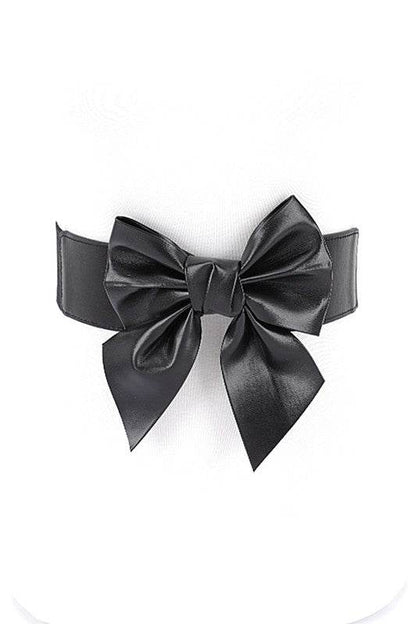 Metallic Bow Tie Elastic Belt - Shop Style & More | Fresh Looks, Everyday Deals & Free Shipping