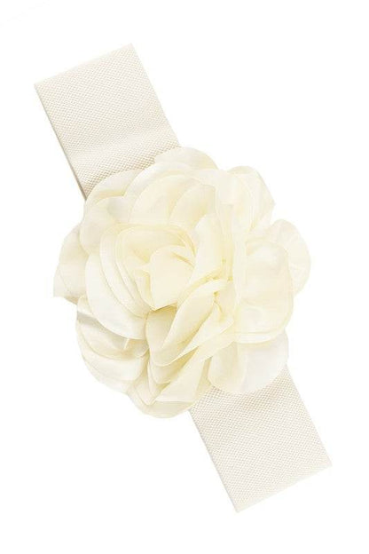 Chiffon Big Flower Charm Elastic Belt - Shop Style & More | Fresh Looks, Everyday Deals & Free Shipping