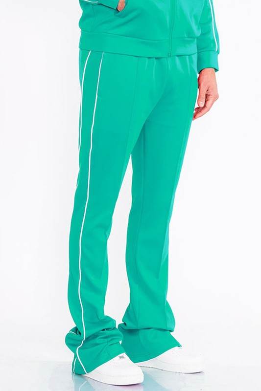 Mens Side Pipe Stacked Flare Pants - Shop Style & More | Fresh Looks, Everyday Deals & Free Shipping