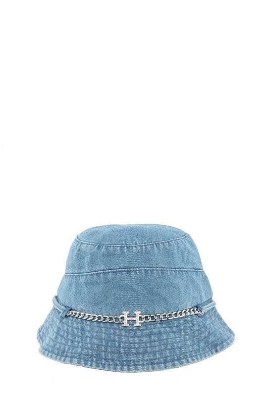 H Metal Accent Bucket Hat - Shop Style & More | Fresh Looks, Everyday Deals & Free Shipping
