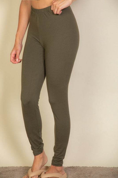 Basic Solid Leggings - Shop Style & More | Fresh Looks, Everyday Deals & Free Shipping