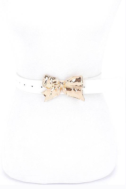 Gold Bow Buckle Fashion Belt - Shop Style & More | Fresh Looks, Everyday Deals & Free Shipping