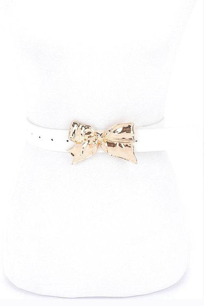 Gold Bow Buckle Fashion Belt - Shop Style & More | Fresh Looks, Everyday Deals & Free Shipping