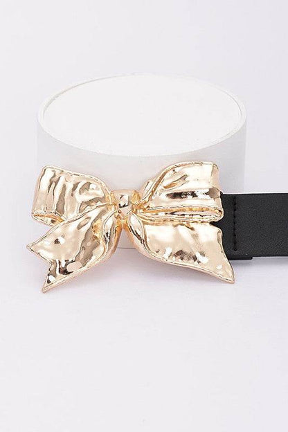 Gold Bow Buckle Fashion Belt - Shop Style & More | Fresh Looks, Everyday Deals & Free Shipping