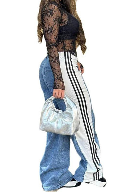 WOMEN FASHION CASUAL STYLE DENIM PANTS - Shop Style & More | Fresh Looks, Everyday Deals & Free Shipping