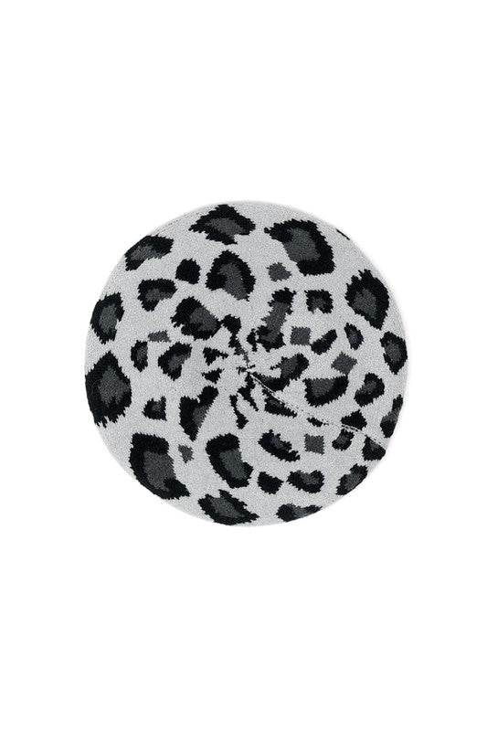 Leopard Stretchy Beret - Shop Style & More | Fresh Looks, Everyday Deals & Free Shipping