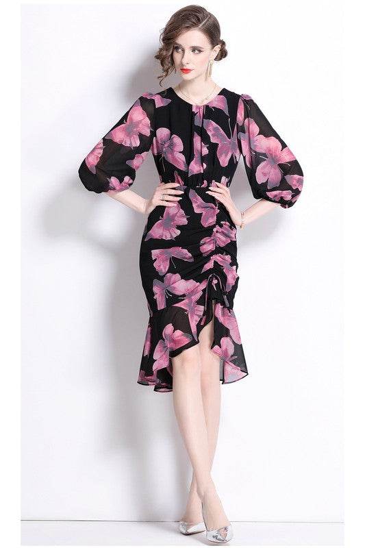 WOMEN FASHION CHIFFON MAXI DRESS - Shop Style & More | Fresh Looks, Everyday Deals & Free Shipping