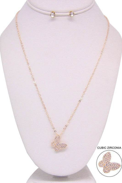 Butterfly Pendant Necklace Set - Shop Style & More | Fresh Looks, Everyday Deals & Free Shipping