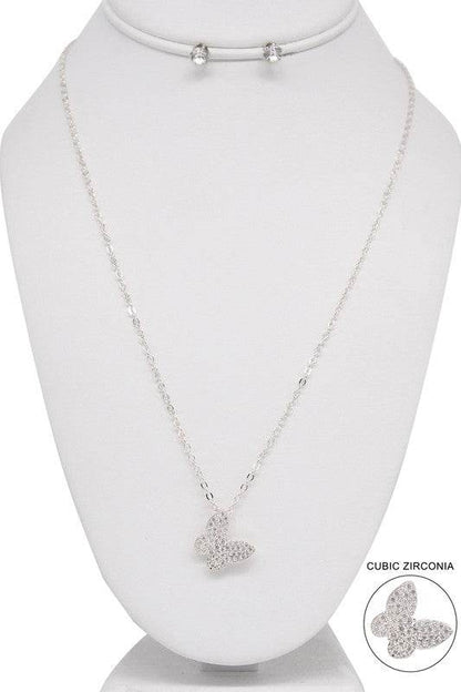 Butterfly Pendant Necklace Set - Shop Style & More | Fresh Looks, Everyday Deals & Free Shipping