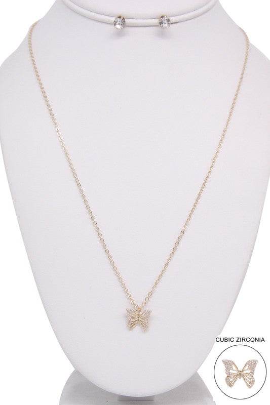 BUTTERFLY PENDANT NECKLACE - Shop Style & More | Fresh Looks, Everyday Deals & Free Shipping