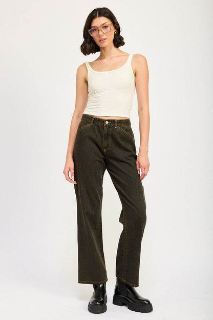 MID RISE JEANS WITH FRONT POCKETS - Shop Style & More | Fresh Looks, Everyday Deals & Free Shipping