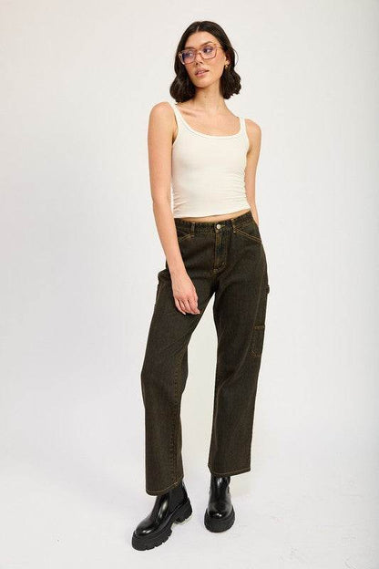 MID RISE JEANS WITH FRONT POCKETS - Shop Style & More | Fresh Looks, Everyday Deals & Free Shipping