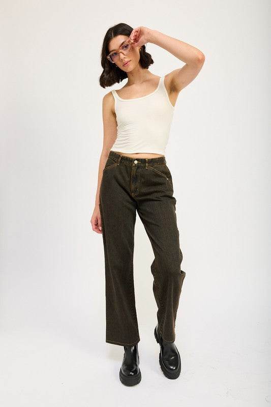 MID RISE JEANS WITH FRONT POCKETS - Shop Style & More | Fresh Looks, Everyday Deals & Free Shipping